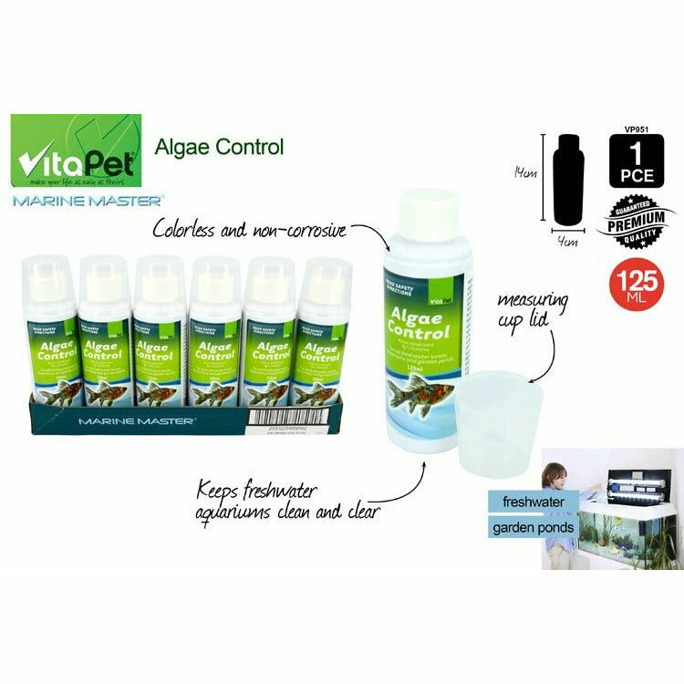 1pce Fish Tank Algae Control 125ml