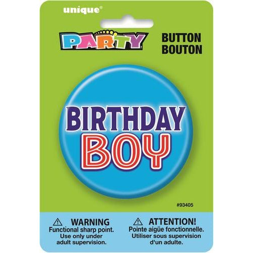 Birthday Boy Button 3"