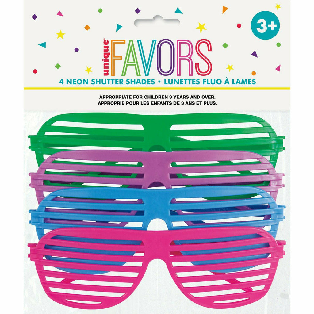 4 Neon Shutter Shades