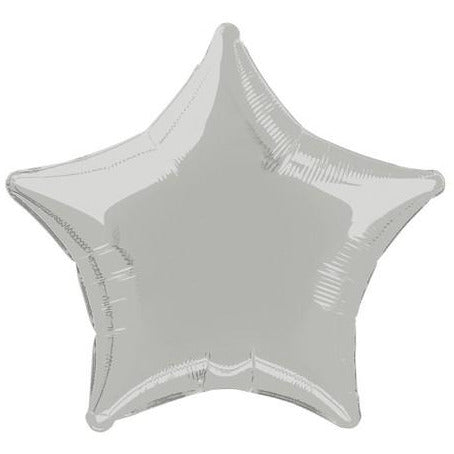 Silver Star 20" Foil Bln Pkg
