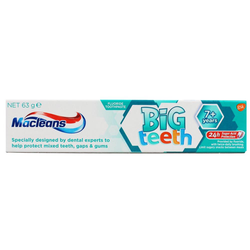 Macleans 63G Toothpaste Big Teeth 7+ Years
