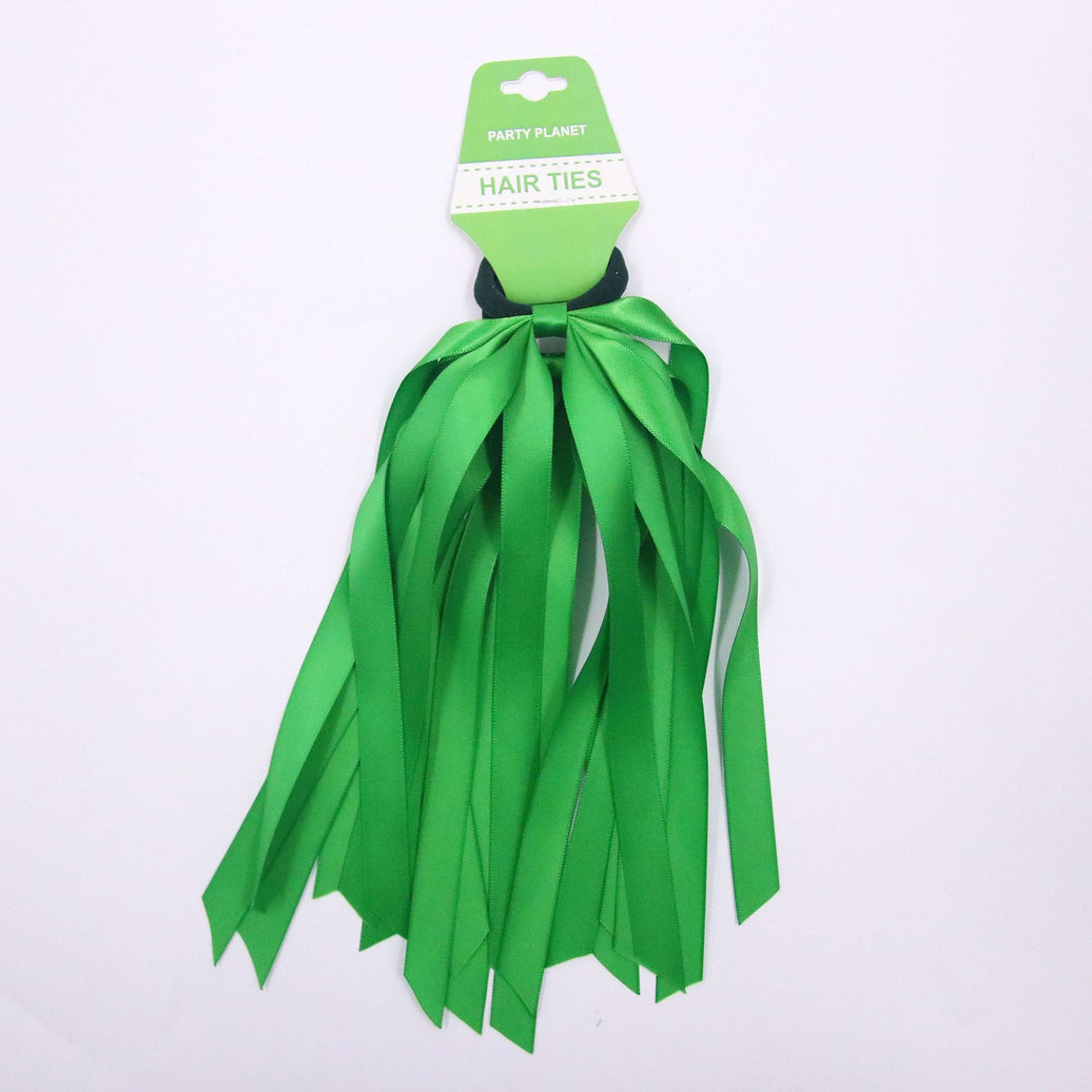 Tassel Hair Ties - Green, Pack of 2 - product image
