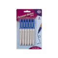 Marker Permanent 6 Pack Blue Ink Pen Style - Stationery product at Price Busters Variety