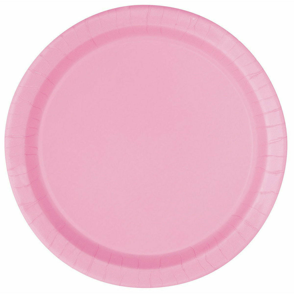 Lov Pink 8 X 9" Paper Plates - Pf