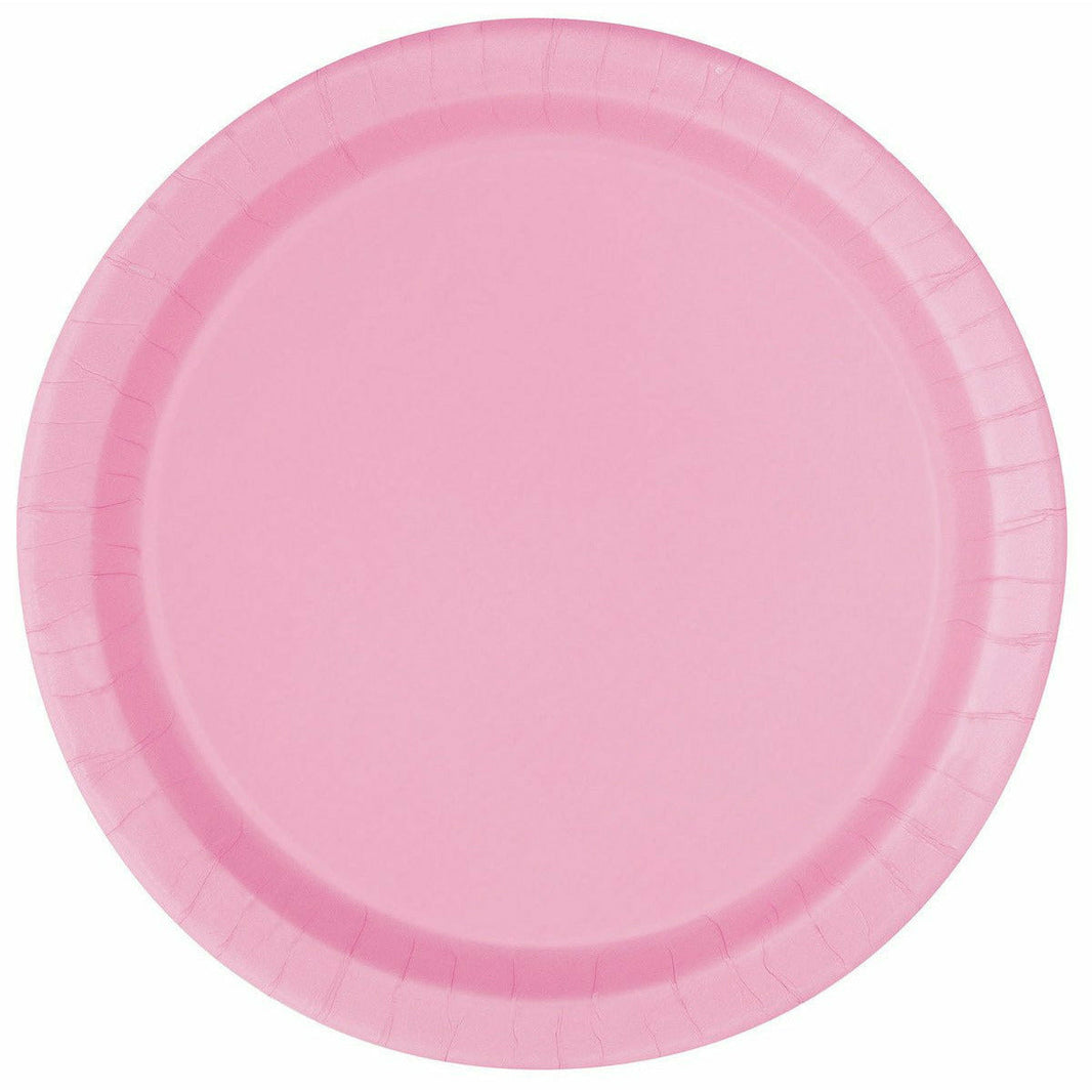 Lov Pink 8 X 9" Paper Plates - Pf