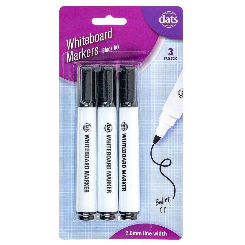 Marker Whiteboard 3 Pack Black Ink - Stationery product at Price Busters Variety, image 3