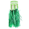 2Pk Metallic Pom Pom-Green