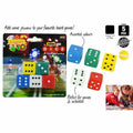 5pce Jumbo Dice Set-5 Colours