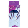 Pencil Blue Barrel HB 24 Pack with Eraser in Colour Box - Stationery product at Price Busters Variety