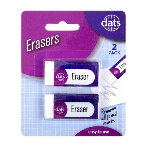 Eraser Vinyl 2 Pack - Stationery product at Price Busters Variety, image 2