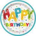 Happy Balloon 8 X 9" Plates - Pf