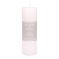 5Cm X 15Cm Unscented White Pillar Candle