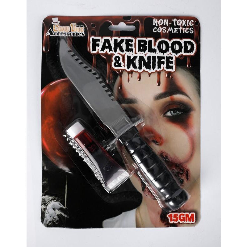 Halloween Knife & Fake Blood Set 15g