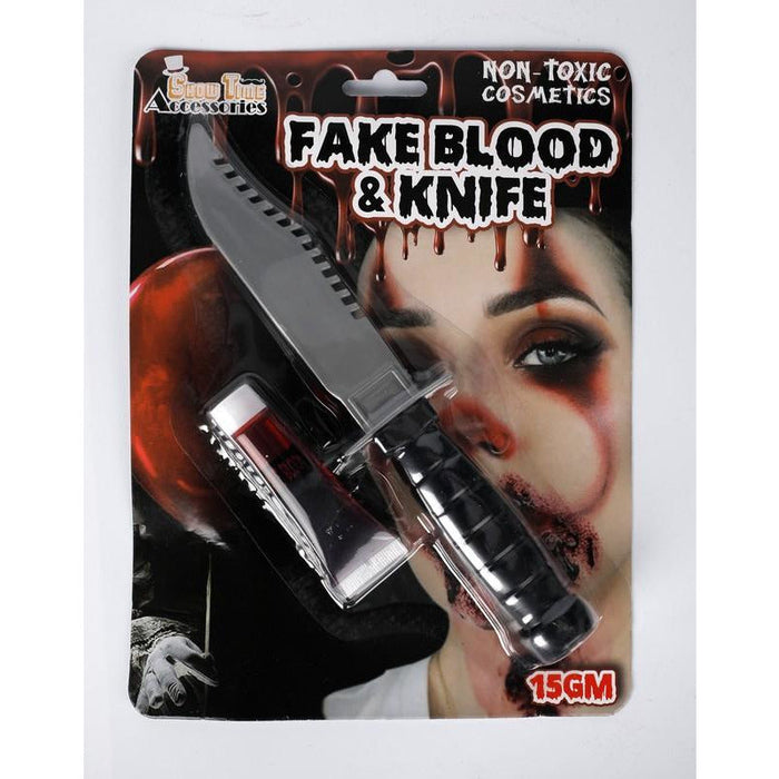 Knife & Fake Blood 15gm