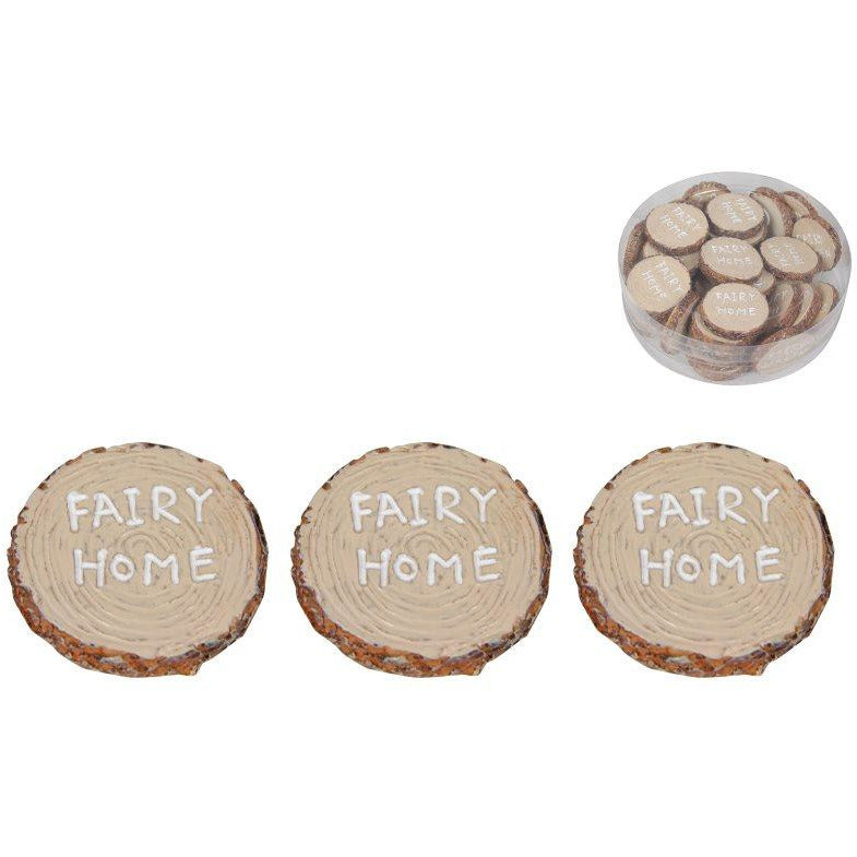Miniature Fairy Stones with Wording 3cm - Assorted