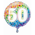 R/Bow 50 Star 18" Foil Bln Pkg