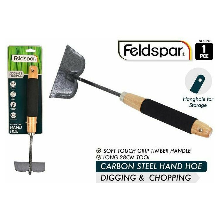 1pce Carbon Steel Hand Hoe 28x8cm