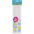 6 Bln Sticks & Cups - White - 30Cm (12")