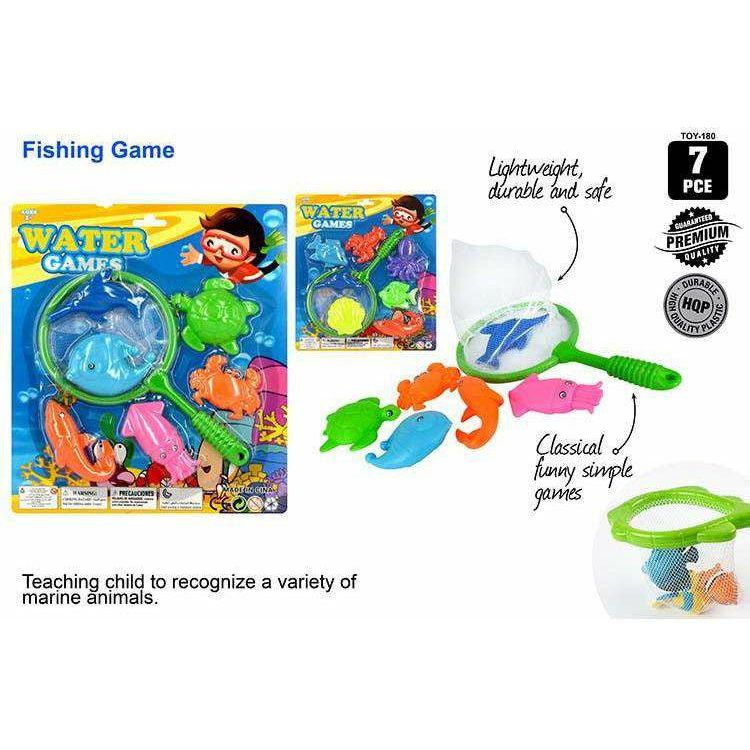7pce Fishing Set w/Net