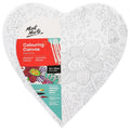 Mont Marte Colouring Canvas - Heart