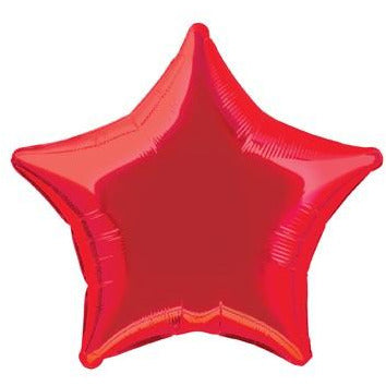 Red Star 20" Foil Bln Pkg