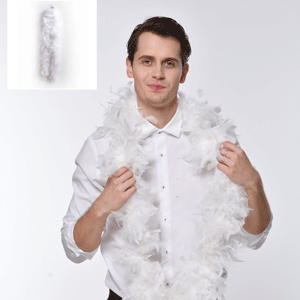 Costume Feather Boa - White - product image