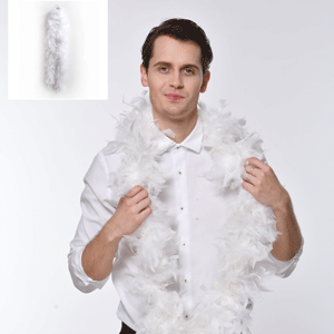 Costume Feather Boa - White - product image