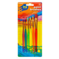 Brushes Paint Artist Coloured 6 Pack - Art & Craft product at Price Busters Variety