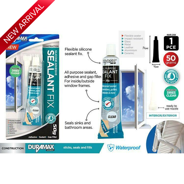 1pce Clear Silicone w/nozzel 50g