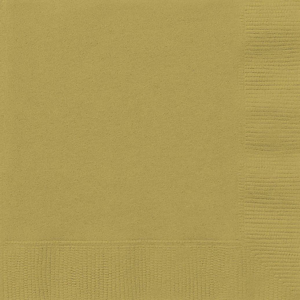 Gold 20 Lunch Napkins