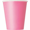 Hot Pink 8 X 9Oz Paper Cups
