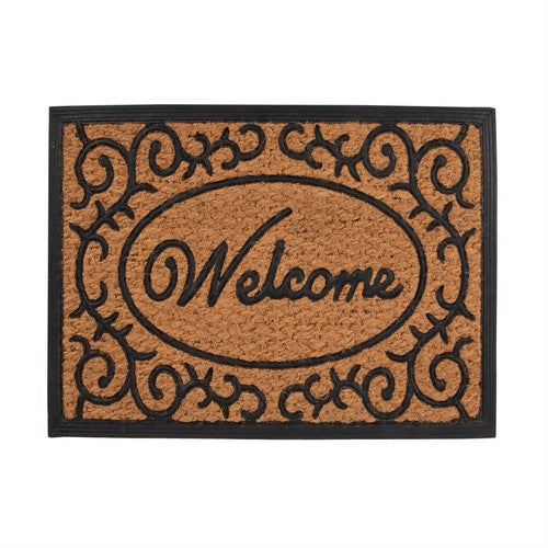 Mat Coir / Rubber Welcome 400x600 Mm - Homeware product at Price Busters Variety