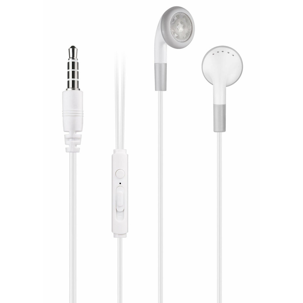 Igear Earphone with Mic and Volume Control - White