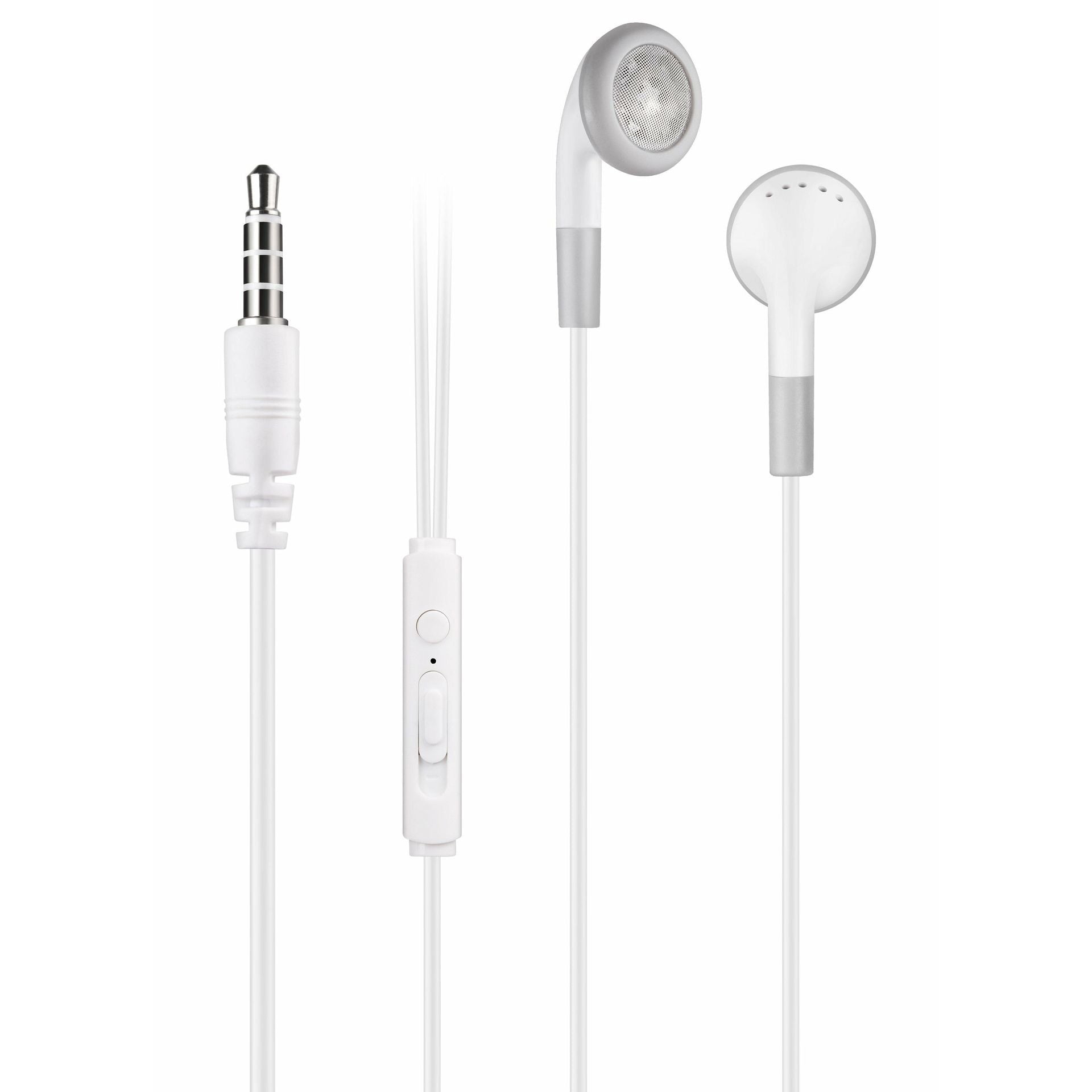 Igear Earphone with Mic and Volume Control - White