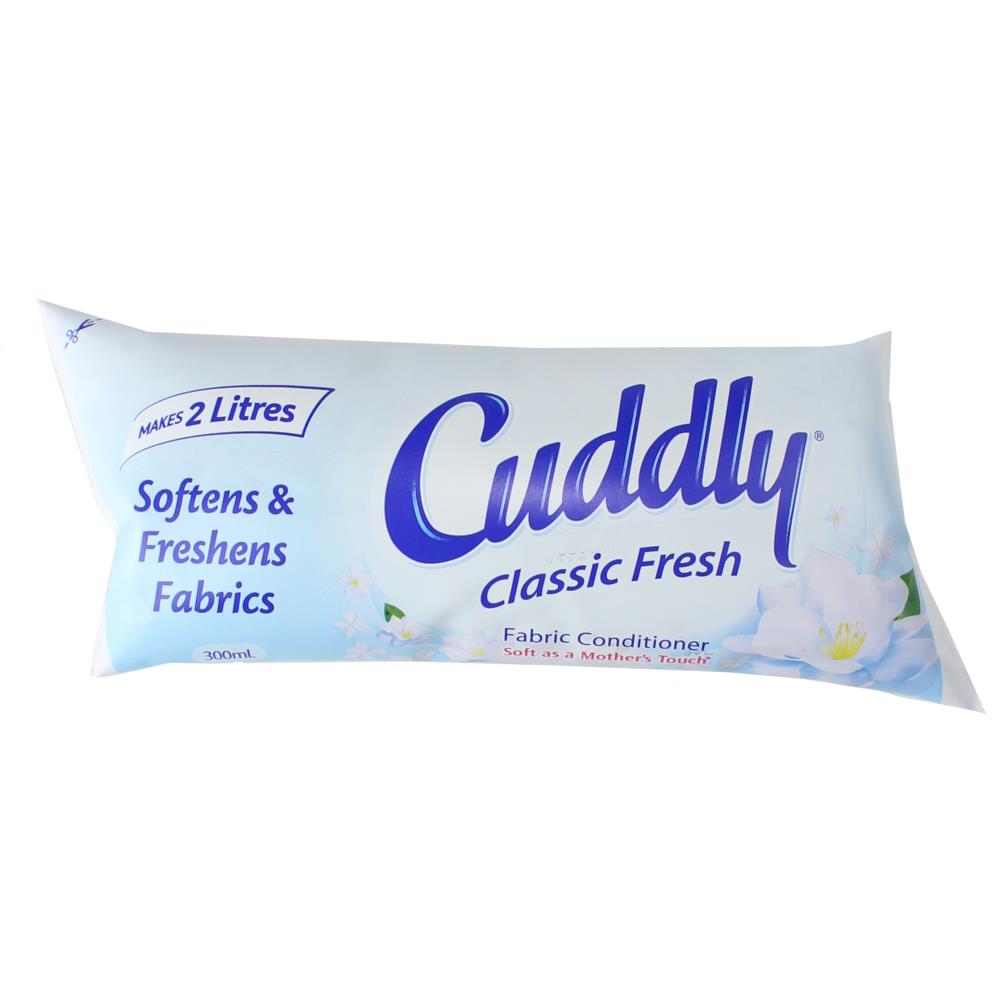 Cuddly 300Ml Fabric Conditioner Refill Classic Fresh