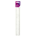 Ruler 20cm Plastic Clear - Stationery product at Price Busters Variety