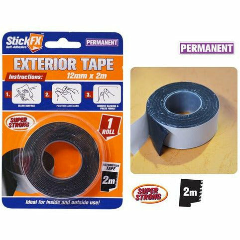1roll Self-Adh Exterior Tape-12mmx2M