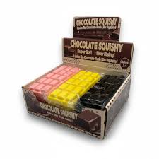 Chocolate-inspired squishy toy in an assorted design