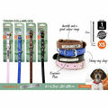 1pc PU Dog Collar Small 1.5Wx32cmH 4Col