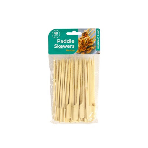 Skewer Paddle Bamboo 12cmx3mm 40 Pack - Kitchen product at Price Busters Variety