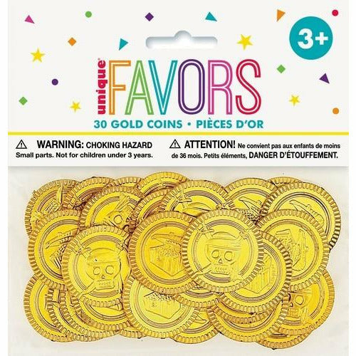 30 Treasure Gold Coins