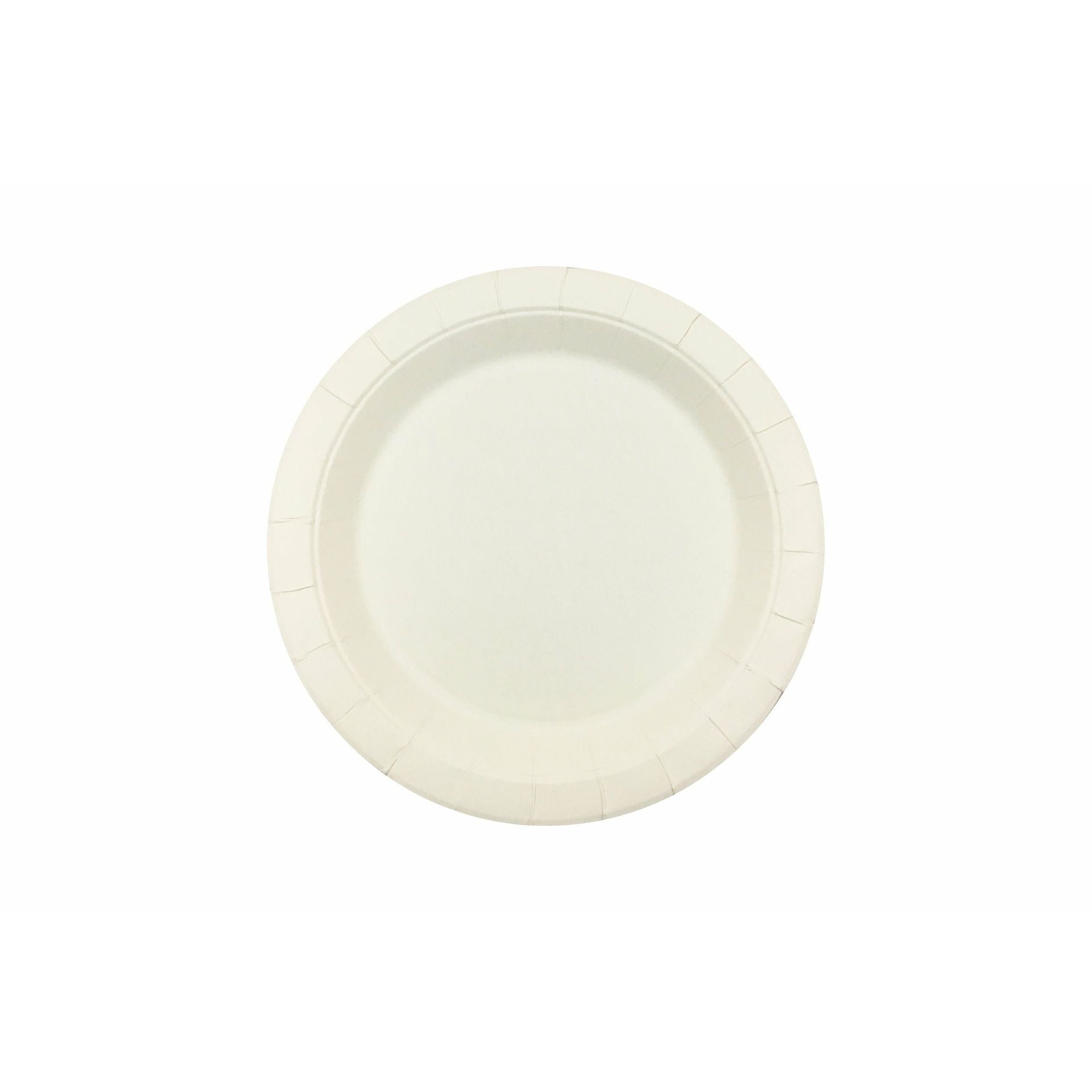 230mm FSC Round White Paper Plate Pk15