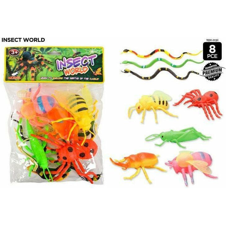 8pce Insect World Asst. Insects
