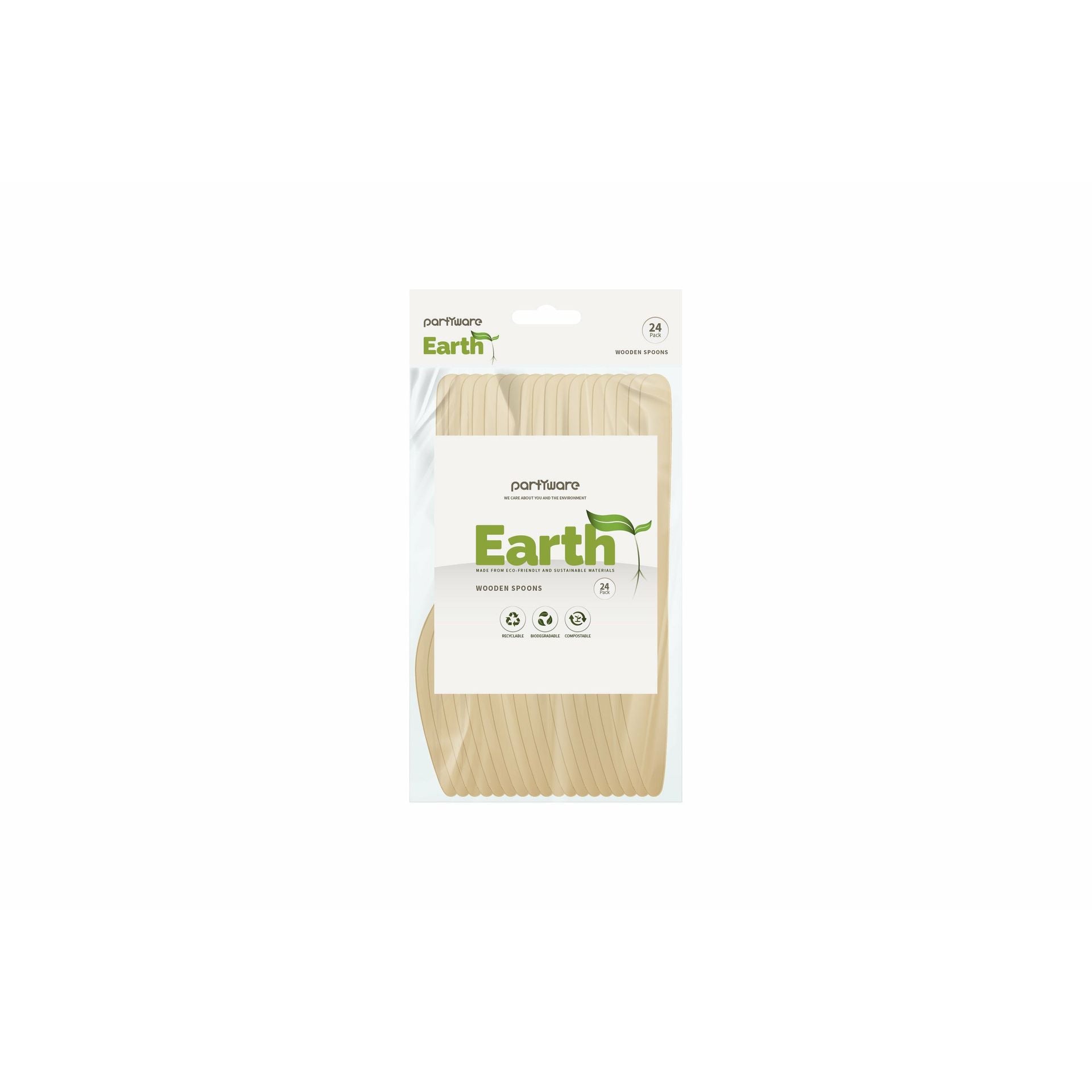 165mm FSC Wood Knife Pk24