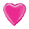 Hot Pink Heart 18"Foil Bln Pkg