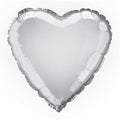 Silver Heart 18" Foil Bln Pkg