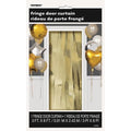 Fringe Door Curtain Gold