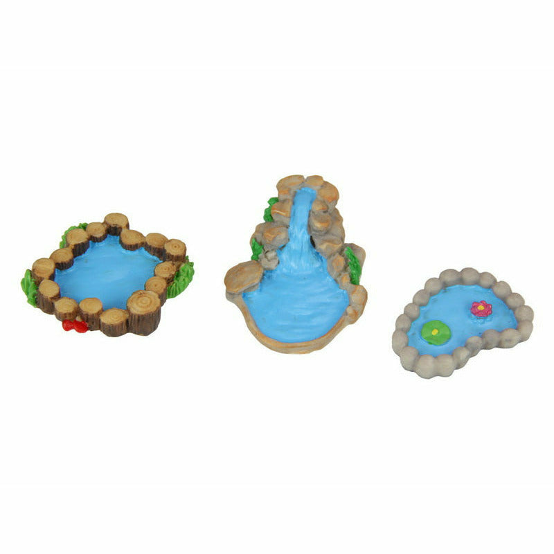 Miniature Fairy Garden Waterfall & Pond - Assorted