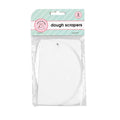 Cake Dough Scraper Plastic Set 3 White - Kitchen product at Price Busters Variety
