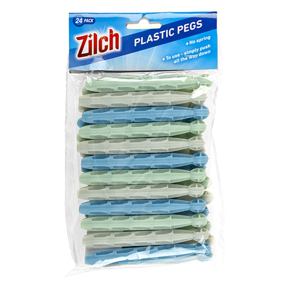 Pegs Dolly 24 Pack 10.5x1.3cm - Laundry product at Price Busters Variety, image 2